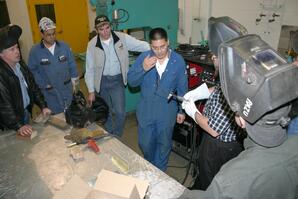 2005-01-28 Aluminum Welding Demo Day Trades & Technology