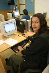 2006 Native Friendship Center Access at Victoria Native Friendship Center - Person using computer