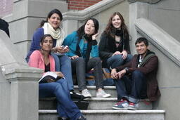 2007 College Relations Promo - Students Young Building Stairs