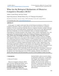 What Are the Biological Mechanisms of Obsessive-Compulsive Disorders (OCD)?