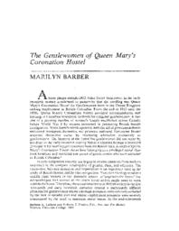 09 The Gentlewomen of Queen Mary's Coronation Hostel