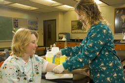 2007 Medical Lab Class - Blood Collecting