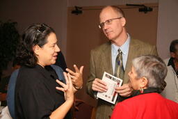 2007 1st Aboriginal Service Plan Signature Event at Lansdowne Campus - Corrie Michel and John Boraas