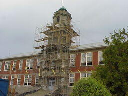 1999 Young Building during the renovation - Exterior