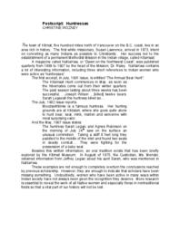 15 Postscript: Huntresses