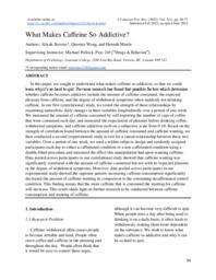 What Makes Caffeine So Addictive?