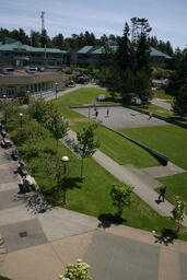 2006 Interurban Campus Exterior Photo from roof of LACC Building - Huber Hall and Technology Building