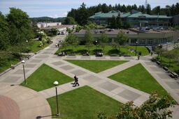 2006 Interurban Campus Exterior Photo from roof of LACC Building - Huber Hall and Technology Building