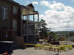 1999 Young Building during the renovation - Exterior