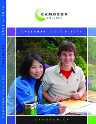 Camosun College Calendar 2013-2014