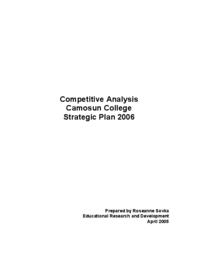 Camosun College Strategic Plan 2006