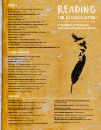 Reading for Reconciliation: A Selection of Resources Available at Camosun Library
