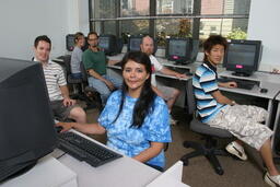 2006 Access Students at Lansdowne Campus - Computer Lab from front